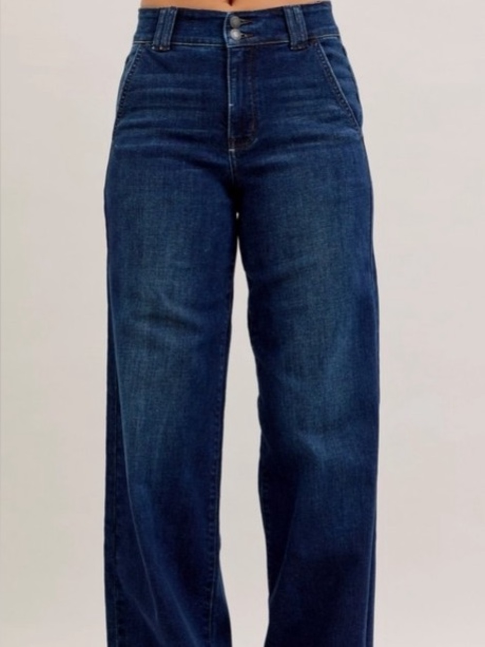 Judy Blue HW Trouser Wide Leg 13/31 LONG
